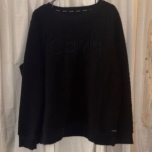 Calvin Klein Textured Black Pullover